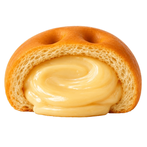 Custard cream manju