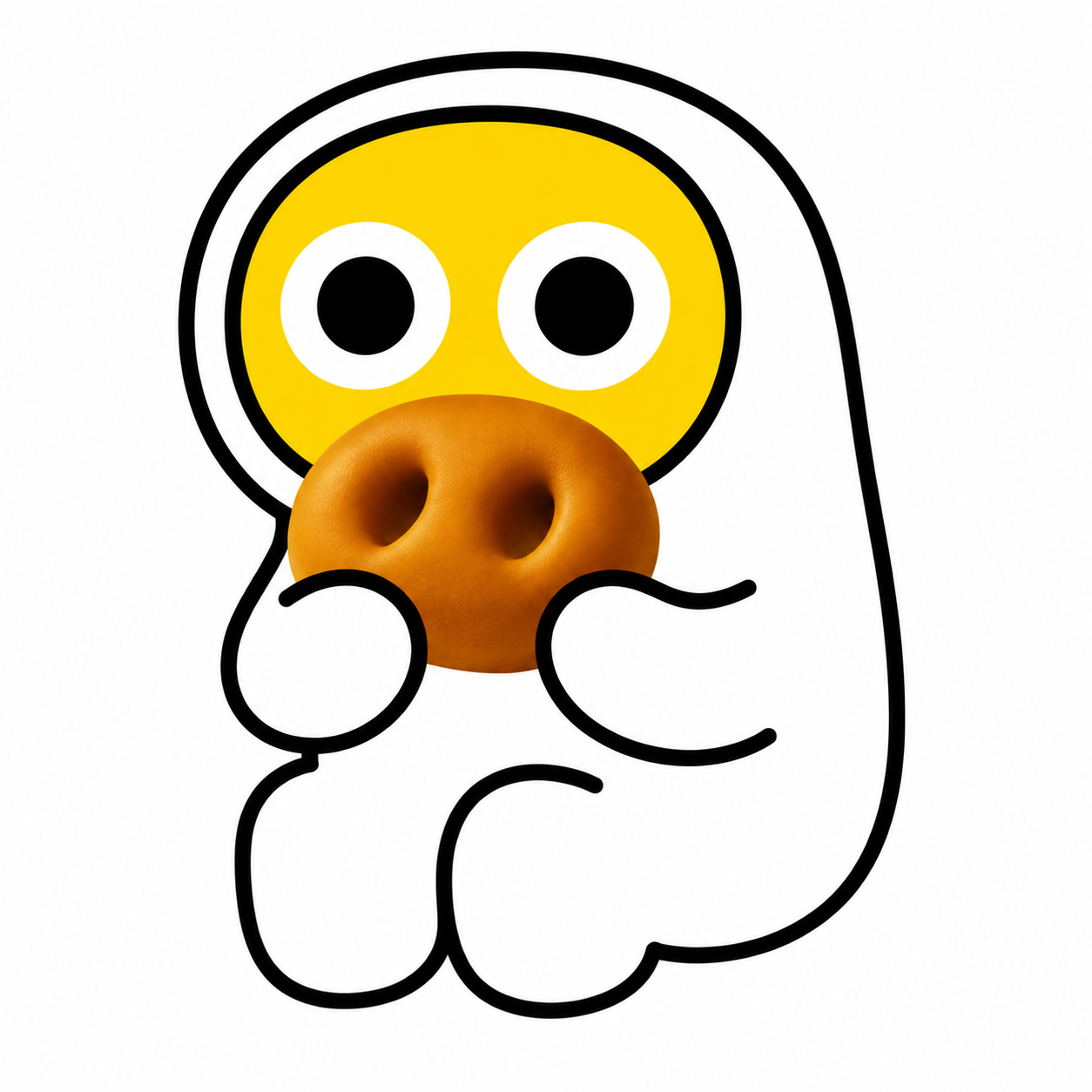 MUNCHEU character enjoying a pastry